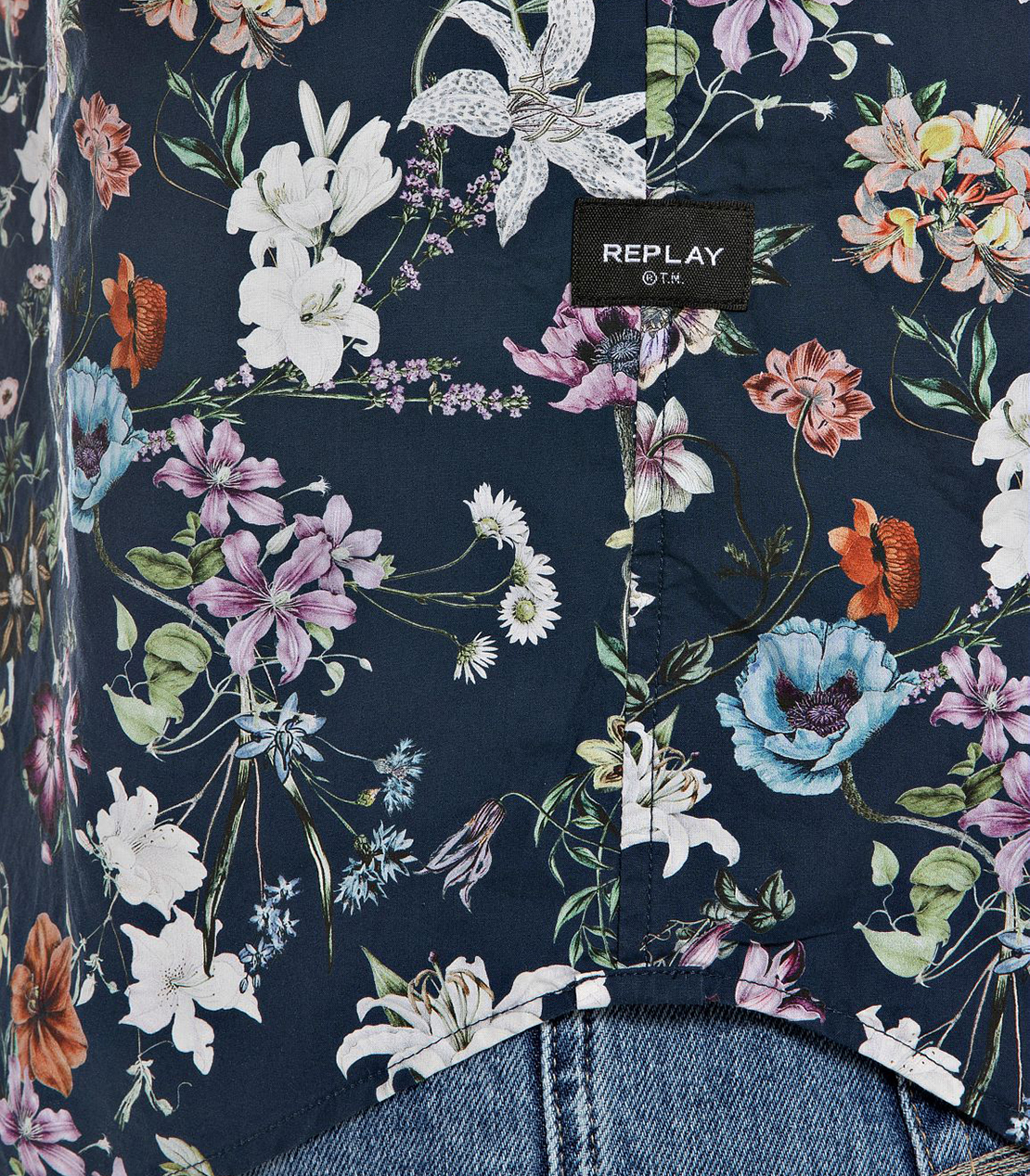 フラワープリントポプリンシャツ 詳細画像 マルチカラー 3